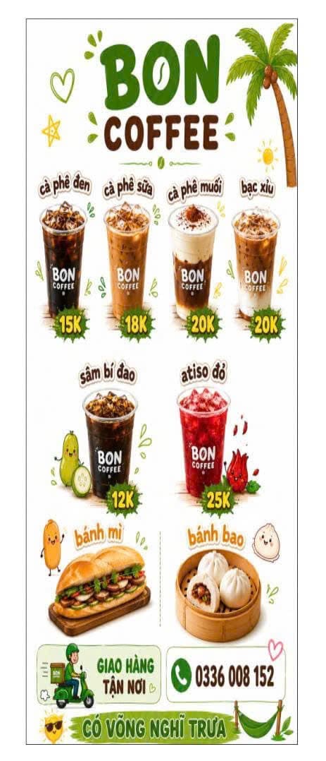 In poster / menu