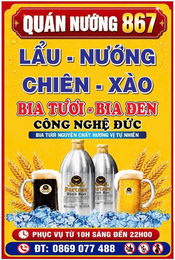 In poster / menu