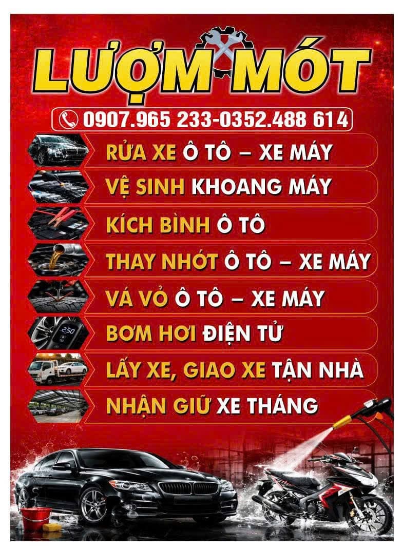 In poster / menu
