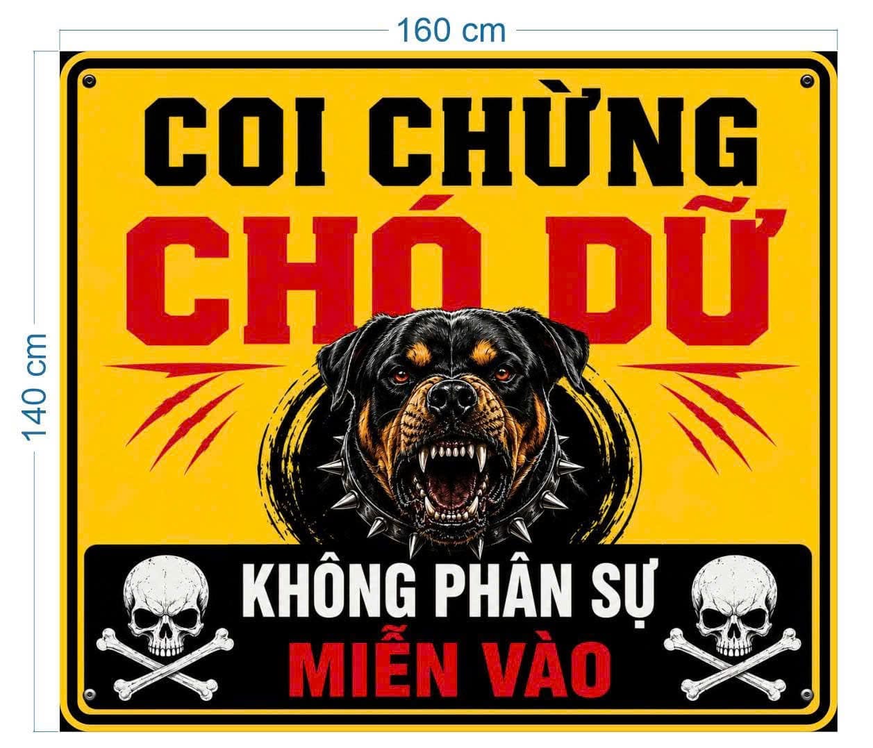 In poster / menu