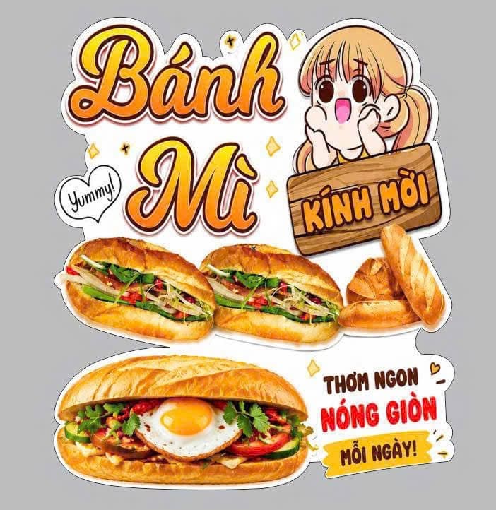 In poster / menu